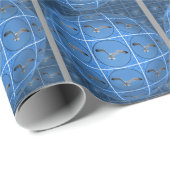 球体の複数のシーグルクラシックラウンドステッカー ラッピングペーパー (ロールコーナー)