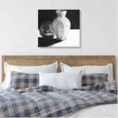 球体を持つ花瓶 キャンバスプリント (インサイチュ (寝室))