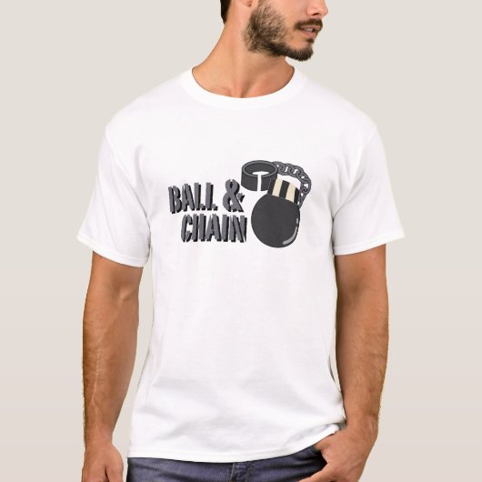 球及び鎖 Tシャツ (正面)