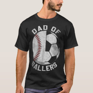 球団のパパサッカー野球選手コーチF Tシャツ