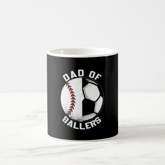 球団サッカー野球選手コーチのパパ コーヒーマグカップ (中央)