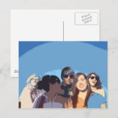 球場での変化したグループ ポストカード (正面/裏面)