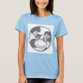 球形の牛 Tシャツ (正面)