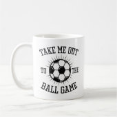 球技に連れて行ってくれ コーヒーマグカップ (左)