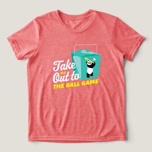 球技取り出し容器に連れて行け トライブレンドＴシャツ (デザイン正面)