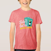 球技取り出し容器に連れて行け トライブレンドＴシャツ (正面)