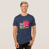 球技取り出し容器に連れて行け トライブレンドＴシャツ (正面全面)