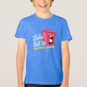 球技取り出し容器に連れて行け トライブレンドＴシャツ (正面)