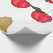 球根、リンゴ、ベルラッピング紙 ラッピングペーパー (角)