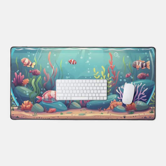 球水族館 デスクマット (キーボード&マウス)