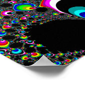 球状の虹 – フラクタル ポスター (角)