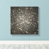 球状クラスタM13 キャンバスプリント (インサイチュ (ウッドフロア))