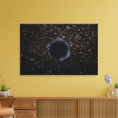 球状星団のブラックホール キャンバスプリント (インサイチュ (リビング))