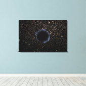 球状星団のブラックホール キャンバスプリント (インサイチュ (ウッドフロア))
