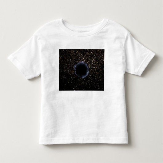 球状星団のブラックホール トドラーTシャツ (正面)