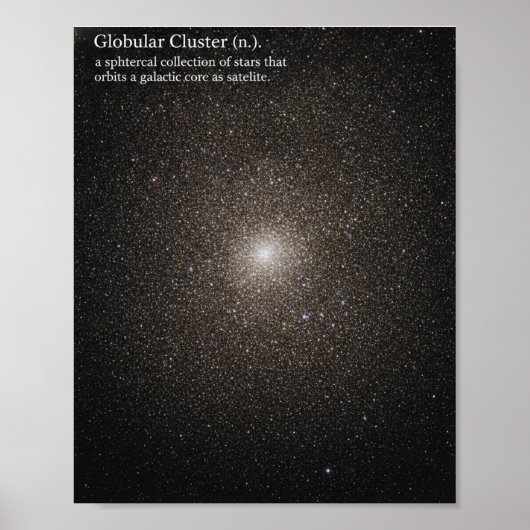 球状星団 宇宙 天文学 定義 ポスター (正面)