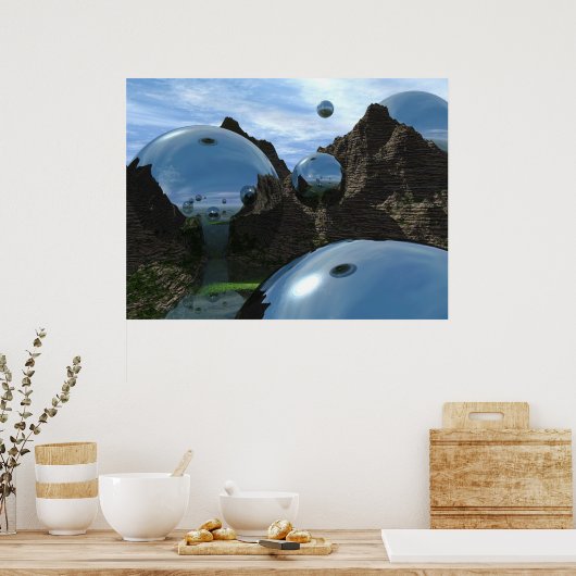 球状 ポスター (キッチン)