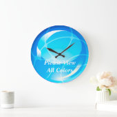 球1～10の壁掛け ラージ壁時計 (ホーム)