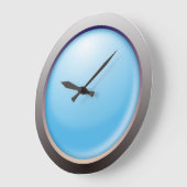 球（フレーム） ラージ壁時計 (傾斜)