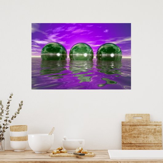 球 ポスター (キッチン)