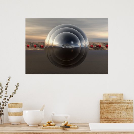 球 ポスター (キッチン)