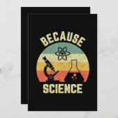 理おもしろい科学による科学生物学物理学 シーズンカード (正面/裏面)