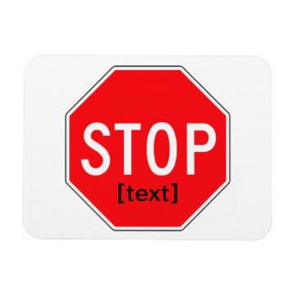 理ストップ由の署名 マグネット