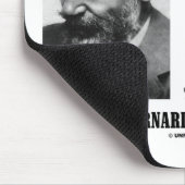 理不尽な女性の進歩G.B.ショー引用文 マウスパッド (コーナー)