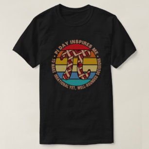 理不尽インスパイアな3.14の計算をする私の日 Tシャツ
