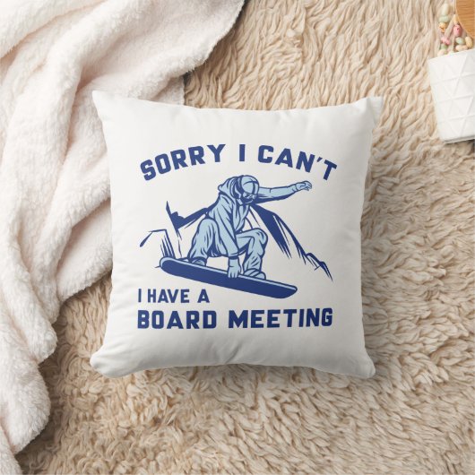 理事会を持てなくてごめんなさい クッション (ブランケット)