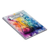 理化学系スパイラルフォトノートブック ノートブック (右側)