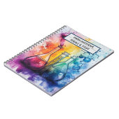 理化学系スパイラルフォトノートブック ノートブック (左側)