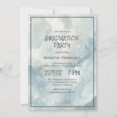 理学士写真卒業パーティー 招待状 (裏面)