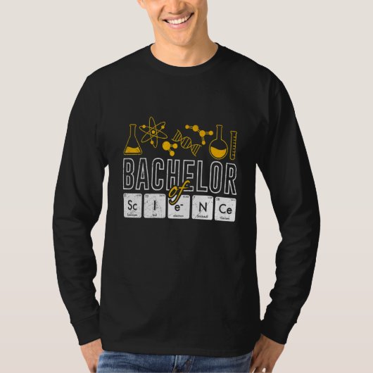 理学士学士学士卒業 Tシャツ (正面)