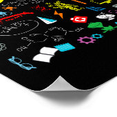 理学理学理数化学生物学天文学 ポスター (角)