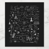 理学理学理数化学生物学天文学 ワインラベル (シングルラベル)