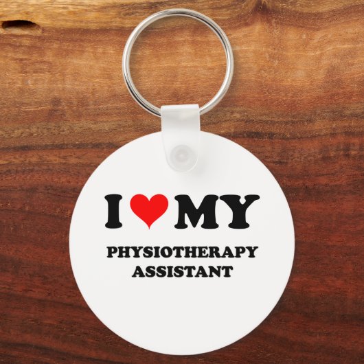 理学療法助手が大好き キーホルダー (正面)