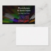 理学療法及びスポーツ傷害ビジネスカード 名刺 (正面/裏面)