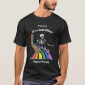 理学療法士が笑える "ジョイント・エフォート" Tシャツ (正面)