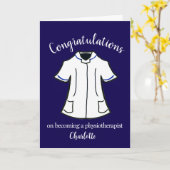 理学療法士に就任おめでとう カード (黄色い花)