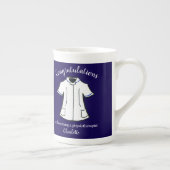 理学療法士に就任おめでとう ボーンチャイナマグカップ (右)