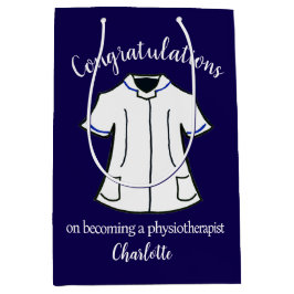 理学療法士に就任おめでとう ミディアムペーパーバッグ