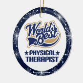 理学療法士のギフトのオーナメント セラミックオーナメント (左)