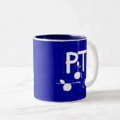 理学療法士のギフトのユニークなグラフィック ツートーンマグカップ (正面右)