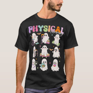 理学療法士のハロウィーン お化け スプーキー シーズン Tシャツ