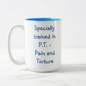 理学療法士のマグ ツートーンマグカップ (左)