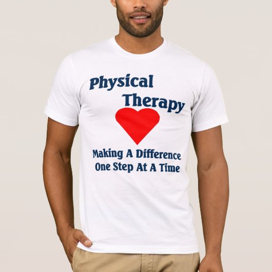 理学療法士のTシャツ Tシャツ (正面)