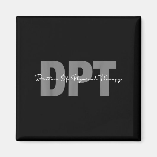 理学療法士博士課程(DPT)卒業 マグネット (正面)