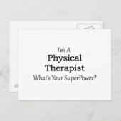 理学療法士 ポストカード (正面/裏面)