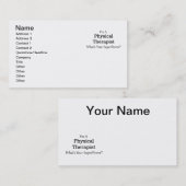 理学療法士 名刺 (正面/裏面)